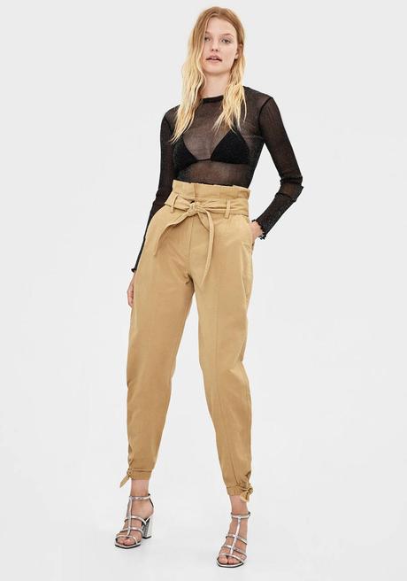 Falda Plisada Rosa Bershka