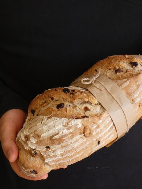 Pan de Espelta con Pasas y Nueces