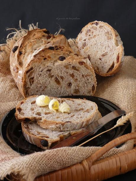 Pan de Espelta con Pasas y Nueces