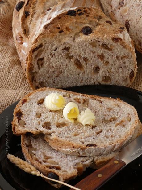 Pan de Espelta con Pasas y Nueces