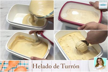 Helado de Turron Casero paso a paso 2