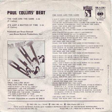 Paul collin's beat -The kids are the same 7 Paul collin's beat -The kids are the same 7