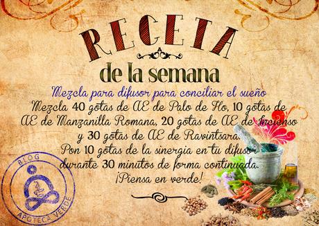 Receta: Mezcla para difusor para conciliar el sueño