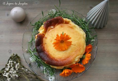 Tarta de queso de La Viña El Ágora de Ángeles Tarta de queso de La Viña