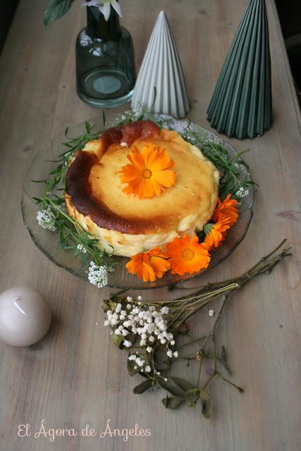 Tarta de queso de La Viña El Ágora de Ángeles Tarta de queso de La Viña