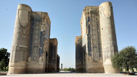 Ruinas del Palacio Sumerio de Timur en Uzbekistán