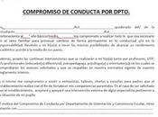Formato gratuito para firmas compromisos conducta responsabilidad.