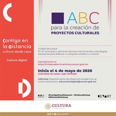 OFRECEN CURSO EN LÍNEA “ABC PARA LA CREACIÓN DE PROYECTOS ESPECIALES”