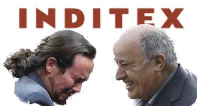 Pablo Iglesias negocia con INDITEX mientras Monedero insulta a Amancio Ortega