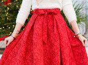 Falda Circular Roja Navidad