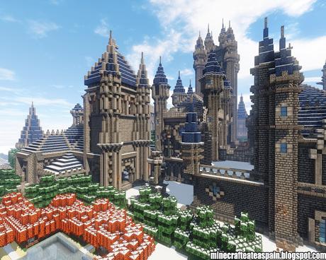 Creaciones Minecrafteate: Reino de Noriland, Castillo-Palacio en Minecraft.