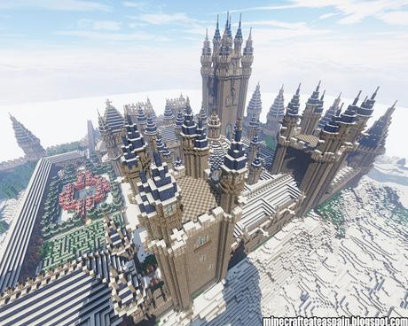 Creaciones Minecrafteate: Reino de Noriland, Castillo-Palacio en Minecraft.