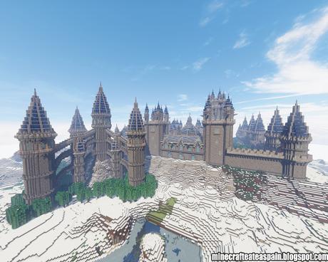 Creaciones Minecrafteate: Reino de Noriland, Castillo-Palacio en Minecraft.