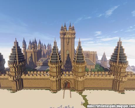 Creaciones Minecrafteate: Reino de Noriland, Castillo-Palacio en Minecraft.