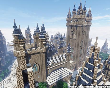 Creaciones Minecrafteate: Reino de Noriland, Castillo-Palacio en Minecraft.