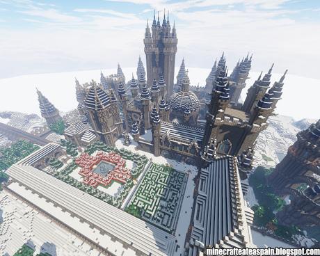 Creaciones Minecrafteate: Reino de Noriland, Castillo-Palacio en Minecraft.