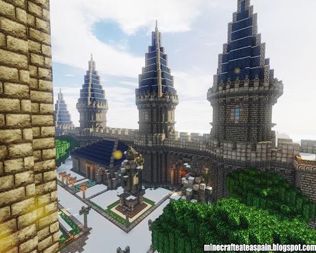 Creaciones Minecrafteate: Reino de Noriland, Castillo-Palacio en Minecraft.