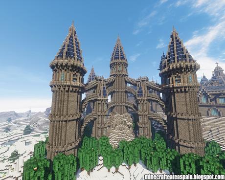 Creaciones Minecrafteate: Reino de Noriland, Castillo-Palacio en Minecraft.