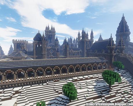 Creaciones Minecrafteate: Reino de Noriland, Castillo-Palacio en Minecraft.