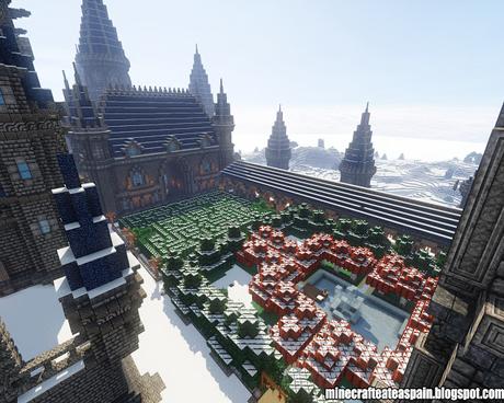 Creaciones Minecrafteate: Reino de Noriland, Castillo-Palacio en Minecraft.