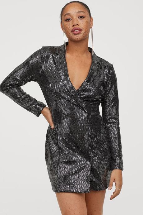 Falda Lentejuelas Plateada Combinar