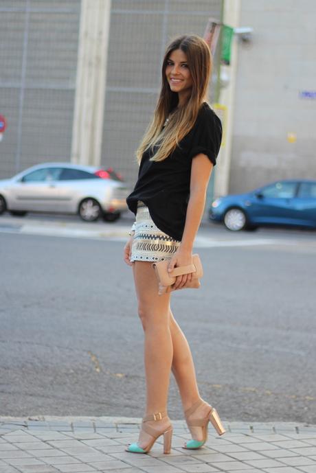 Falda Lentejuelas Plateada Combinar