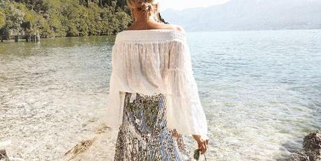 Falda Lentejuelas Plateada Combinar