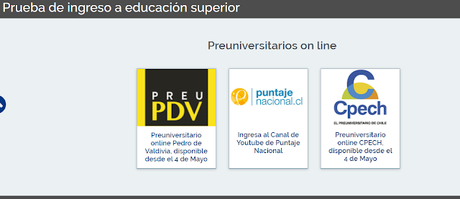 Preuniversitarios gratuitos para estudiantes de 3° y 4° medios.