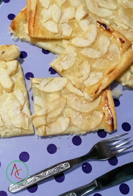 Tarta de Manzana y Crema Pastelera
