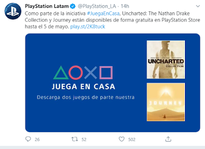 Descarga gratuitamente Uncharted y Journey en PS Store hasta el 5 de mayo Descarga gratuitamente Uncharted y Journey en PS Store hasta el 5 de mayo