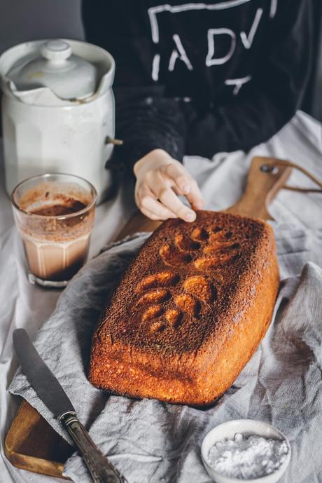 Bizcocho de mandarinas y requesón