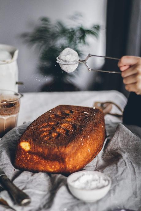 Bizcocho de mandarinas y requesón