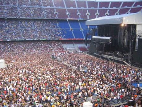 Vídeos de conciertos: Bruce Springsteen el 20 de julio de 2008 en el Camp Nou de Barcelona