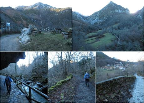 Soto de Agues-Camín d´Agüeria/Foz de Llaímu (Ruta del Alba)-Les Felgueres-Los Pandanes-Mina Carmen (o de Llaímu)