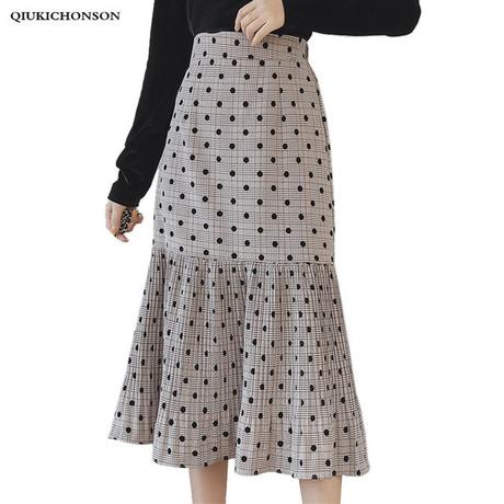 Falda Con Volante En La Cintura