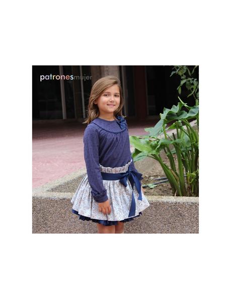 Falda Con Volante En La Cintura