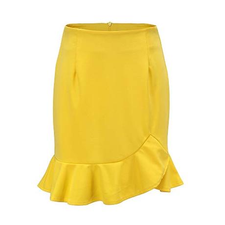 Falda Con Volante En La Cintura