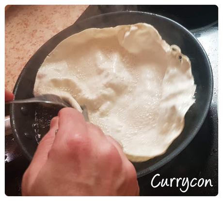 Papadums con chutney de Mango