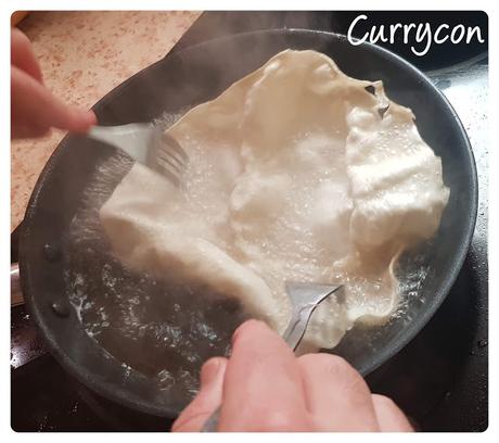 Papadums con chutney de Mango