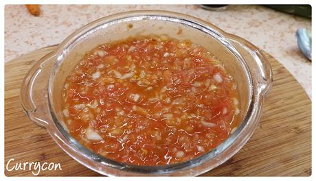 Papadums con chutney de Mango