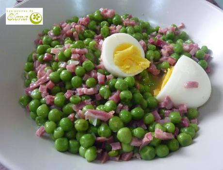 Guisantes con jamón