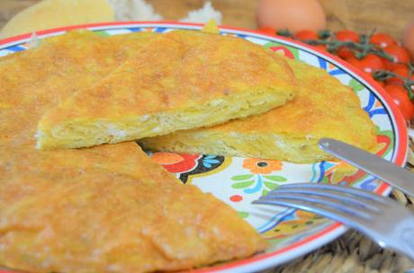 RECETA DE TORTILLA DE PATATAS FRITAS O PATATAS CHIPS