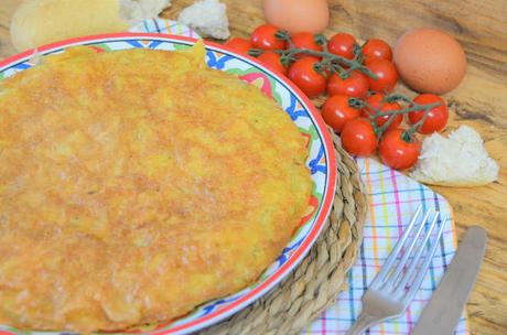 RECETA DE TORTILLA DE PATATAS FRITAS O PATATAS CHIPS