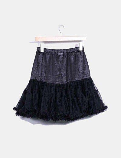 Falda De Volantes De Tul