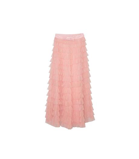 Falda De Volantes De Tul