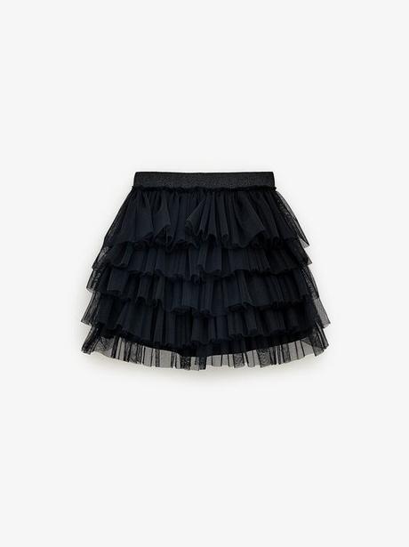 Falda De Volantes De Tul