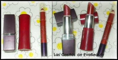 Labiales rojos Project Pan maquillaje