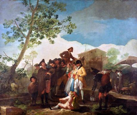 Francisco de Goya: El ciego y la guitarra - PINTORES ARAGONESES
