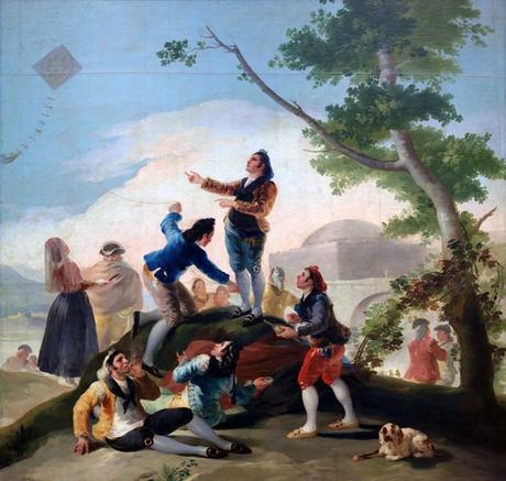 Francisco de Goya: La Cometa - PINTORES ARAGONESES