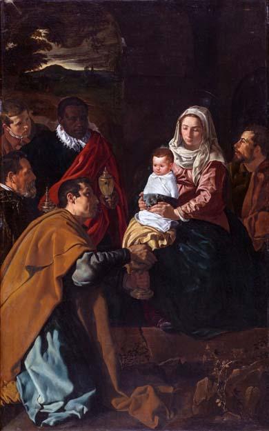 Velázquez: Adoración de los Reyes Magos - PINTORES ANDALUCES